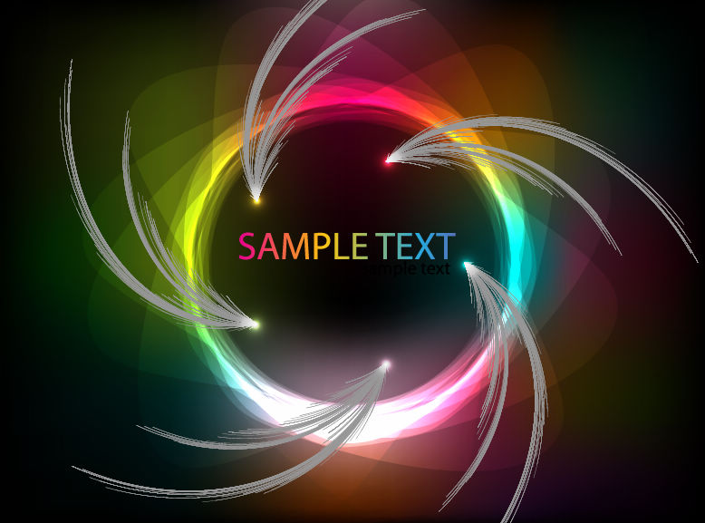 free vector Colorful Abstract Vector Art